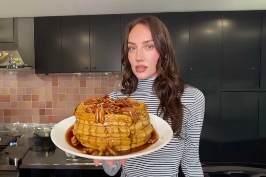 Pumpkin Spice Waffles Recipe by Sydney Lynn Carlson